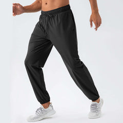 American Men's Nylon Cool Feeling Loose Track Pants Quick-drying