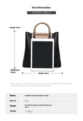 American Urban Simple Stylish Textured Handbag