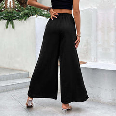 Fashion High Waist Wide Leg Pants For Women