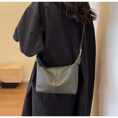 American Simple Texture Single Shoulder Crossbody Korean Style Fashion Fashion High Sense Underarm Bag