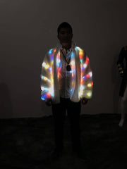 Halloween Colorful LED Lighting Clothes Jacket