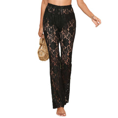 Flower Lace Pants Bell-bottom Pants