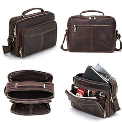 Multifunctional leather men's bag