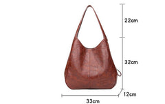 Soft leather shoulder bag