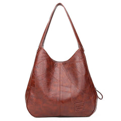 Soft leather shoulder bag