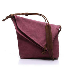 Crazy horse leather shoulder bag