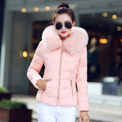 Hooded Down Padded Jacket, Stylish Slim Warm Quilted Jacket