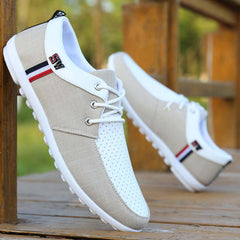 Cloth Shoes Men'S Summer Breathable Deodorant Peas Shoes Canvas Shoes Men'S Lazy Shoes