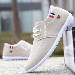 Cloth Shoes Men'S Summer Breathable Deodorant Peas Shoes Canvas Shoes Men'S Lazy Shoes