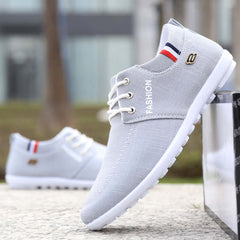 Cloth Shoes Men'S Summer Breathable Deodorant Peas Shoes Canvas Shoes Men'S Lazy Shoes