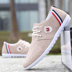 Cloth Shoes Men'S Summer Breathable Deodorant Peas Shoes Canvas Shoes Men'S Lazy Shoes