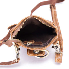 Men's leather shoulder bag