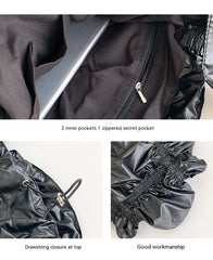 American Special-interest Design Pleated Large Capacity Shoulder Bag