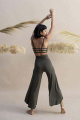 Yoga Suit Backless Spaghetti Straps Backless Bra