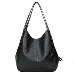 Soft leather shoulder bag