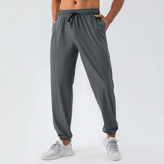 American Men's Nylon Cool Feeling Loose Track Pants Quick-drying