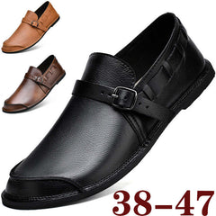 Men's Daily Soft Sole Leather Casual Shoes