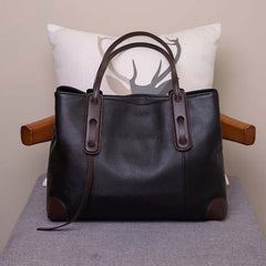 Women's One-shoulder Large Capacity High-grade Sense Leather Handbag