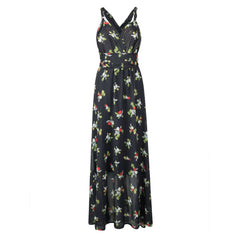 American Women's Printed Multiple Wear Chiffon Dress