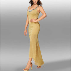 American Women's Sequins Formal Dress Fashion