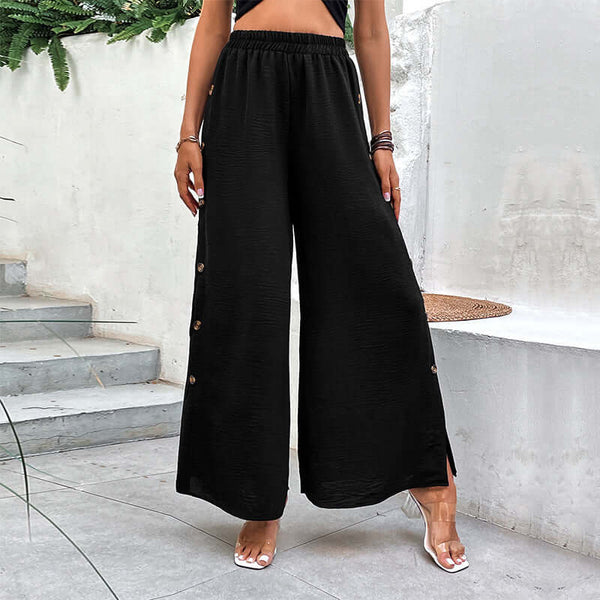 Fashion High Waist Wide Leg Pants For Women