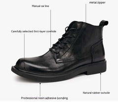 Genuine Leather Fashion Martin Boots For Men