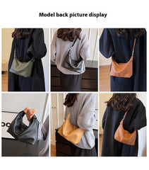 American Simple Texture Single Shoulder Crossbody Korean Style Fashion Fashion High Sense Underarm Bag