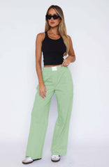 Women's Simple Striped Trousers Temperament Commute