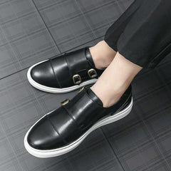 Genuine Leather Plus Size Men's Shoes Leather Shoes Flat All-match