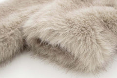 Women's Toka Fox Fur Jacket Women's Autumn And Winter Furry Fur Clothing Coat Imitation