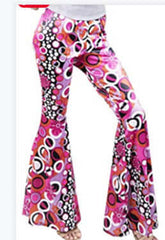 Fashion Printing Hip Hop Style Bell-bottom Pants