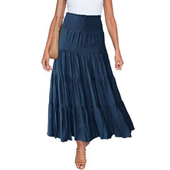 Women's Fashion High Waist Bohemian Long Skirt